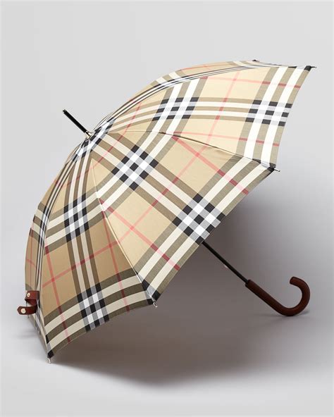 burberry vintage check walking umbrella|burberry umbrella woman.